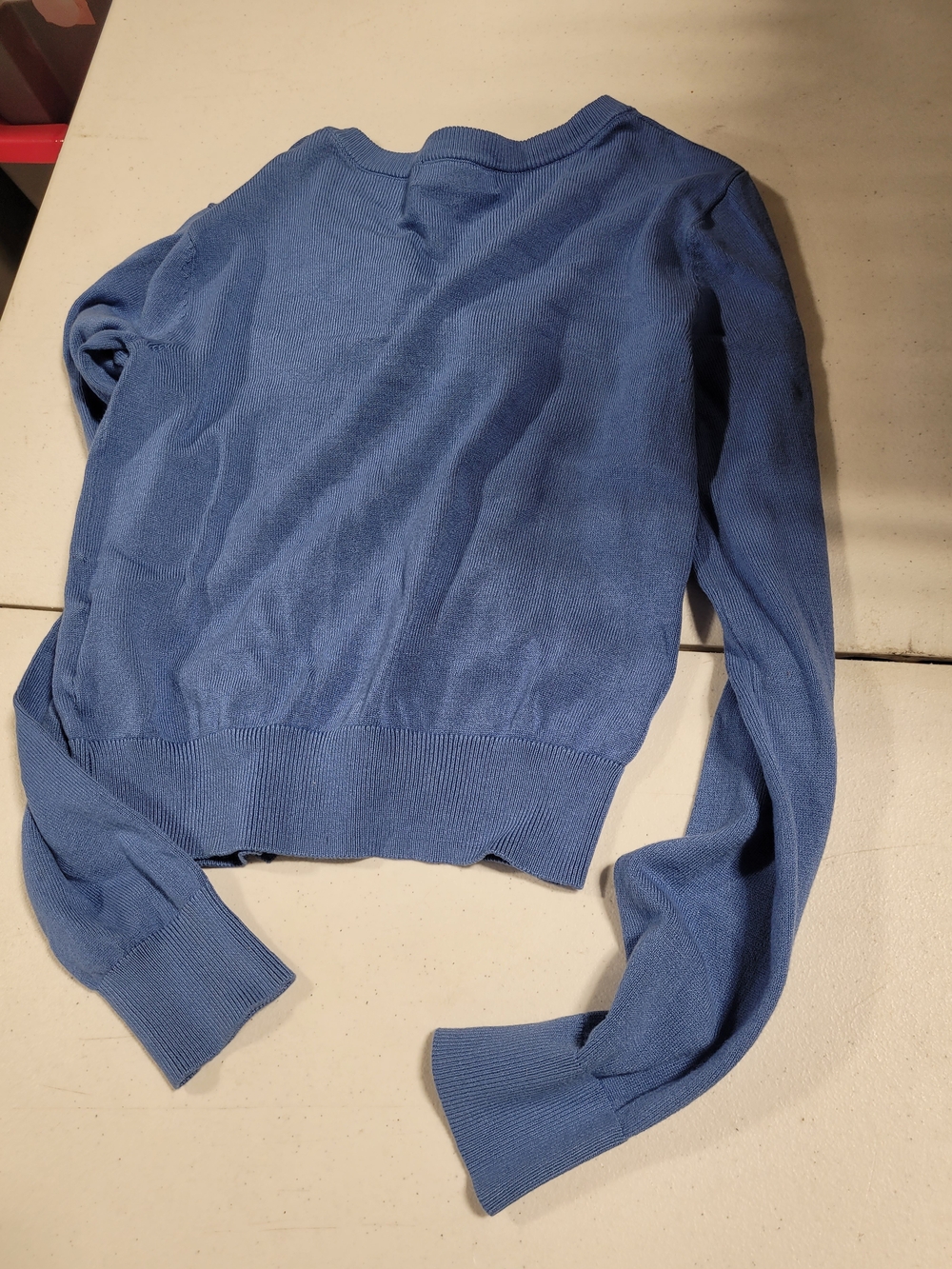 H&M Periwinkle Button-Front Crewneck Cardigan - Picture 3 of 4